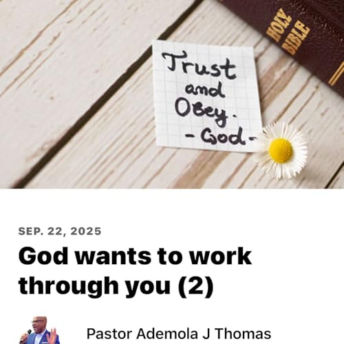 God want to work through you (2) Podcast Por arte de portada