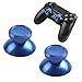 Thumbsticks Analog Bullet Button Aluminum Custom Metal Playstation 4 DualShock 4 Replacement PS4 Joystick Thumb Sticks Buttons Hats Spare Parts Accessories Modded PS4 Controllers Bullet Blue