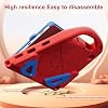 Funda para niños para Samsung Galaxy Tab A11+ 2025 / A9+ 2023 11", Cubierta a prueba de golpes con Protector de Pantalla Integrado y Soporte para Galaxy Tab A11 Plus / A9 Plus 11 Pulgadas (Rojo+Azul) 8