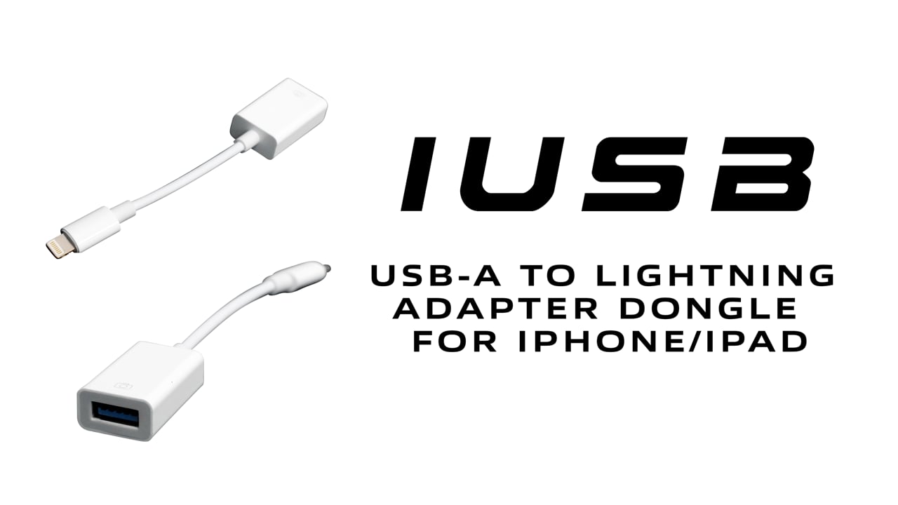 Amazon.com: Rockville iUSB USB-A to Lightning Adapter Dongle, Data