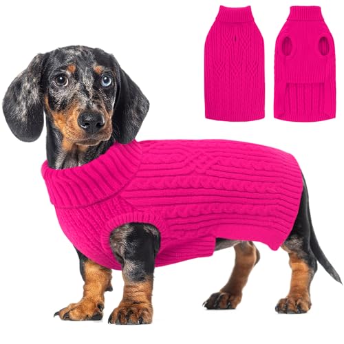 Image of AOFITEE Small Dog Sweater, Dog Sweaters for Small Dogs Boy