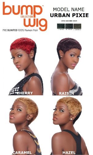 Sensationnel Bump Human Hair Wig - Urban Pixie (1-JET BLACK)