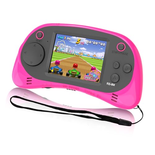 Kids Handheld Portable Video Game Player with 200 Games - 16 Bit 2.5 Inch IPS Screen Mini Retro Electronic Machine for Boys Girls