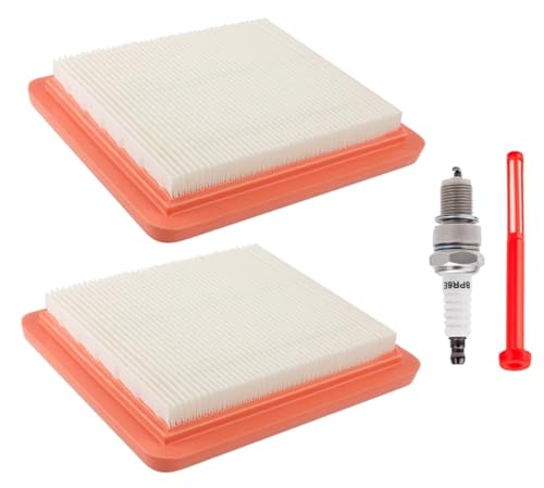 GCV160 Air Filter Fuel Filter for Honda GCV 160 GCV 170 GCV170 GCV190 GCV200 GC190 HRX217 HRN 216 HRR216 Lawn Mower Tune Up Kit Replace 17211-Z8B-901