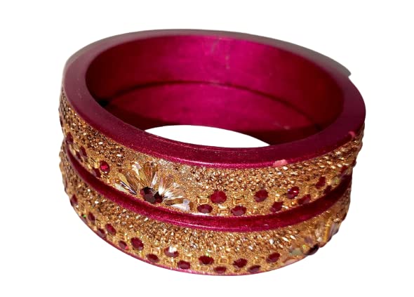 Rajasthani Lakh Chuda Mehroon Half Flower Set (2.6) (B0CMTWFRZB) Amazon Price History, Amazon Price Tracker