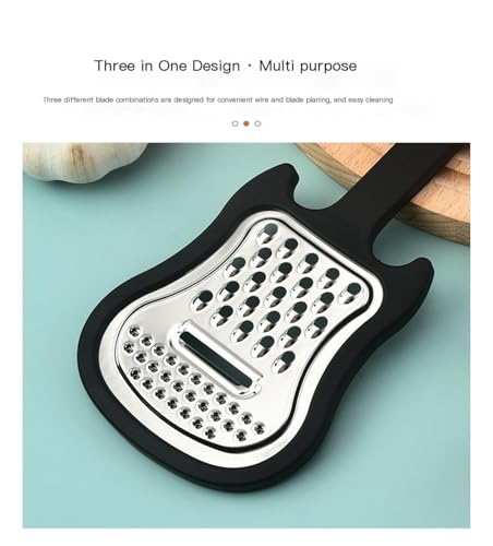 Rallador de Queso Acacia con Diseño de Guitarra miniatura 4