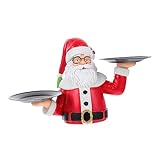 MAGICLULU 1stück Kreativer Weihnachtsmann Snack Rack Für Weihnachtsfeiern Festlicher Lebensmittellieferant Mit Ablagen Für Snacks Und Desserts Weihnachtsdeko Für Zuhause Und Gastronomie