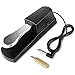 WOVELOT Sustain Pedal für Klaviatur, Klavier, Sustain Pedal, Universal DäMpfer FußPedal, mit 6,35 Mm auf 3,5 Mm Stereo Audio