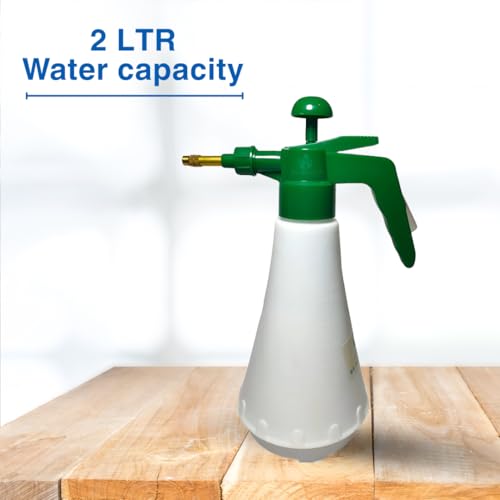 Image of 1 Litre Pressure Spray Pump | Handheld Water Sprayer for Gardening, Lawn & Indoor Plants | Adjustable Nozzle Garden Spray Bottle for Fertilizer, Pesticide & Cleaning Applications