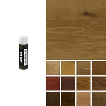 Littlefair's Wood Stain Water-Based - (Light Oak) – Non-Toxic, Eco-Friendly & Quick Drying - Easy-to-Apply, Concentrated Formula for All Wood Types – 15ml Tester Pot