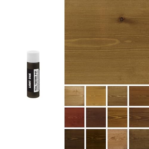 Littlefair's Teinte Bois 15ml Tester Pot - Teinture Bois Écologique À Base D'Eau et Sûre - Lasure Bois Intérieur à Séchage Rapide - Peinture Lasure pour...