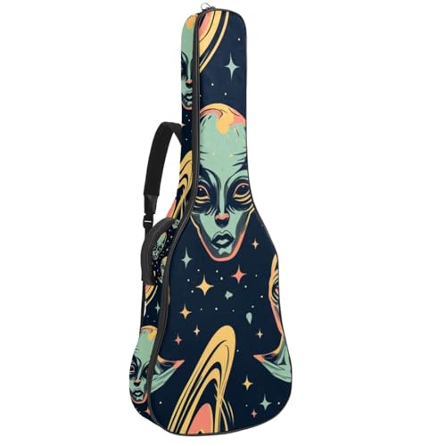 Housse guitare acoustique 109 cm sac à dos imperméable pour guitare basse