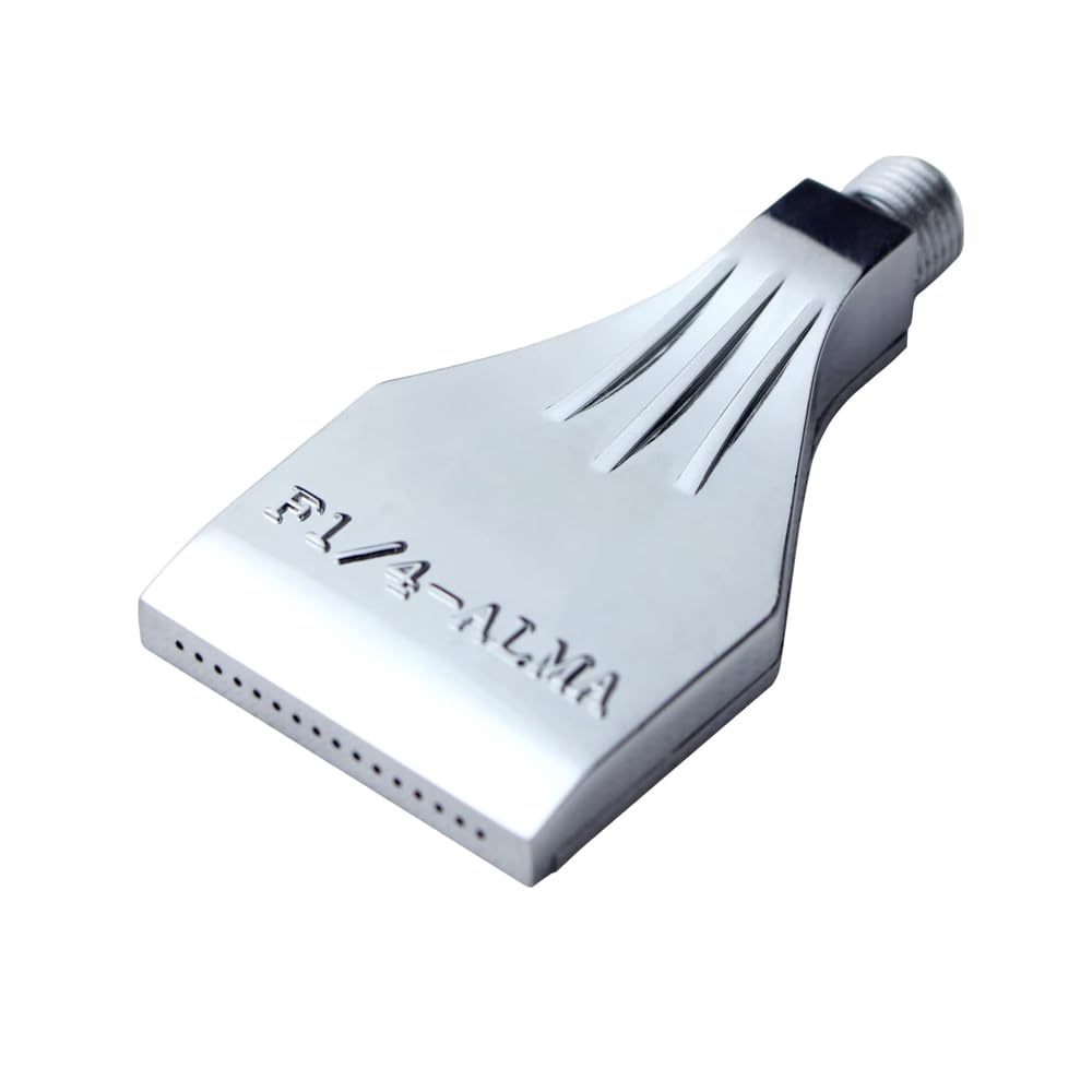 Blowing Wind Nozzle G1/4 Flat Air Nozzle, Aluminum Alloy High Pressure Spray Nozzle, 16 Hole Air/Water Nozzle for Cleaning Cooling, Fits Most Pipes and Systems, Easy to Install