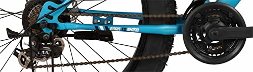 Image of WEGAS Bigbull 26 Inch Mountain Bike 18.5 inch Frame 21 Ef500 Shimano Gears (Sky Blue Standard) ,Unisex-Youth