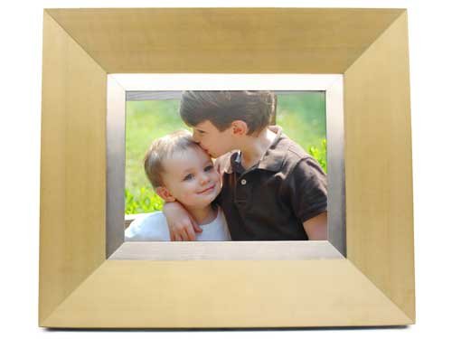 Cagic C8-BIRCH 8.4-Inch TFT LCD Digital Picture Frame with TrueVu (Birch Wood)