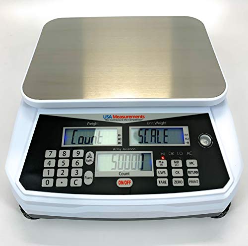 Parts Counting Scale 12 lb x .02g Capacity Weighs in Kg, LB, OZ, & PCS 11