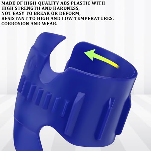 Image of 2 PCS Motorcycle Dirt Bike Fork Saver Seal Cleaner Tools, Motorcycle Front Fork Oil Level Seal Removal Tool Clean Driver, Fork Shock Absorber Repairing Maintenance Tool Set (Blue)