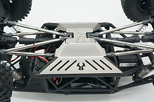 Image of Stainless Steel Center Skid Plate Panel Gear Box Protector Guard for 1 /10 Capra UTB 1.9 Unlimited Trail Buggy