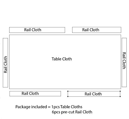 MetaBall Billiard Cloth Pool Table Felt for Size 6, 7, 8 or 9 Foot, Color red Wine (for USA 9\' Table)