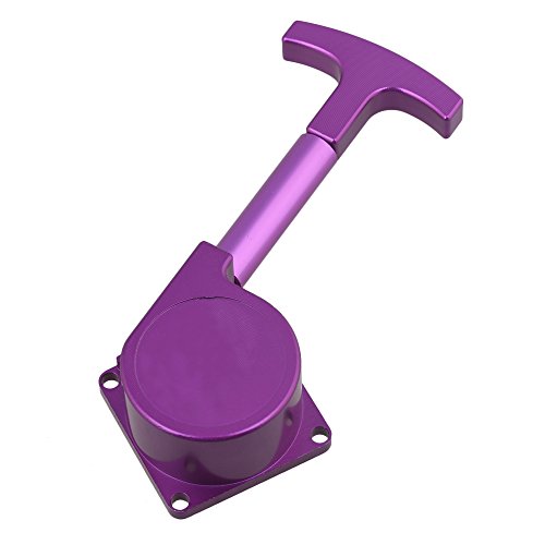 image for BQLZR Pull Starter Purple R020 Aluminum Alloy Recoil Start for RC Car 
