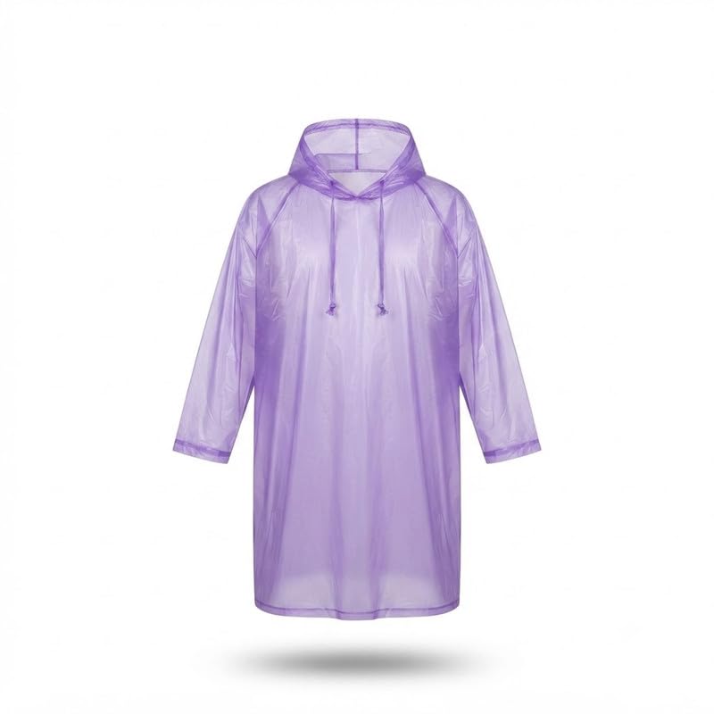 elevea 𝟏 𝐘𝐞𝐚𝐫 𝐖𝐚𝐫𝐫𝐚𝐧𝐭𝐲 Foldable Waterproof Rain Poncho for Men & Women, Hooded Lightweight Breathable Raincoat, Reusable Rainwear for Motorcycle Riding, Hiking-picture-16