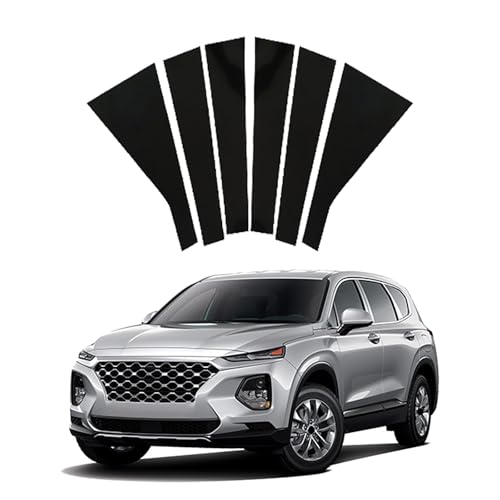 Molduras de ventanas para Hyundai Santa Fe 2019-2023 antiarañazos