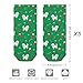 LITPUZC Women's Fashion Ankle Socks Funny Running Low Cut Socks Great Pyrenees Lovely Christmas Holiday Red Green No Show Athletic Sock Soft Breathable Crew Sock 5 Pairs