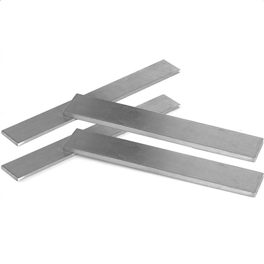 ZJYSMH Steel bar,Stainless Steel Flat bar, 8mm 316 Stainless Steel Bar Plate, Length 100mm Width 10/15/20/25/30/40/50/60/80mm Solid Flat Steel Bar,