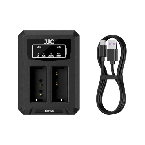 Image of JJC LP-E17 USB Battery Charger for Canon EOS R100 R50 R10 Rebel T8i T7i T6i