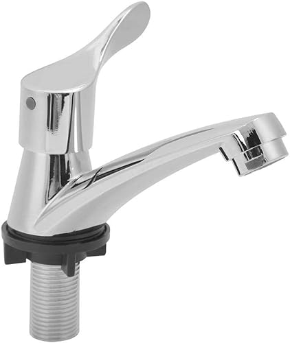 Miniatura 1 de Fdit Grifo de agua de 2 pulgadas, grifo de lavadora para baño, grifo de una sola manija rápida para lavabo baño cocina