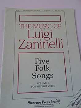 Sheet music Five Folk Songs - Volume 2 - for Medium Voice Book
