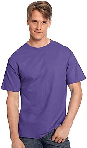 Hanes 6.1 oz. Tagless� T-Shirt - PURPLE - M - Image 2