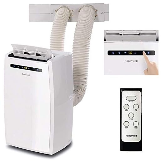 Honeywell, MN12CEDWW 12,000 BTU Air Portable Conditioner with Dual Hose, 12000, White