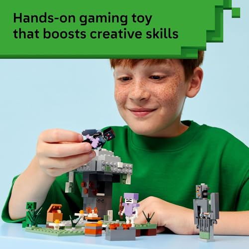 Image of LEGO Minecraft The Pale Garden Building & Pretend Play Toy for Boys & Girls - Video Game Playset & Toy Figures for Kids, Ages 7+ - W /Mothman & Creeper Minifigures - Gift Idea for Birthdays - 21586