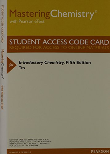 Introductory Chemistry, Books a la Carte Plus M... 0321934601 Book Cover