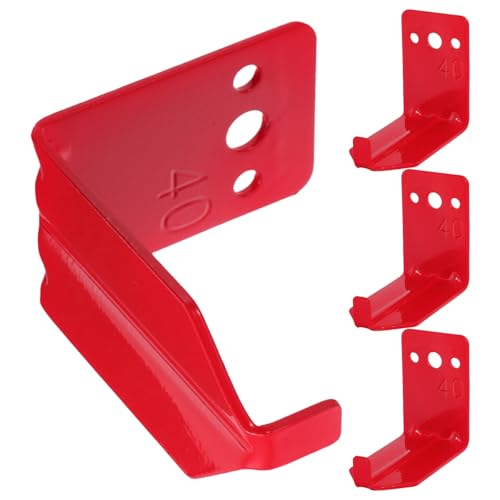 HAMPPLIES Supporto da Parete per Estintore 40 Libbre, Staffa Robusta Ganci da Parete, Montaggio Salvaspazio per Casa, Ufficio e Uso Commerciale, Set da 4 Pezzi