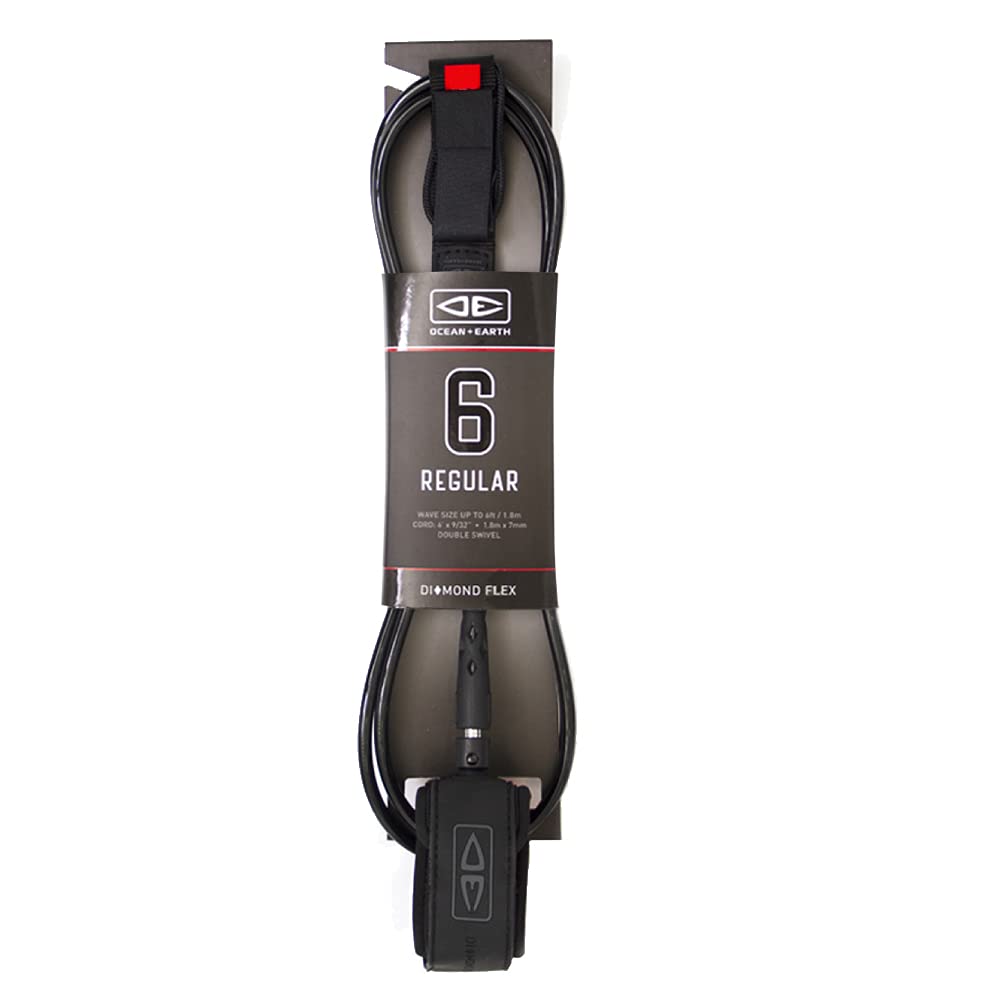 Ocean & Earth Surf Leash Regular 6.0 Moulded Leash
