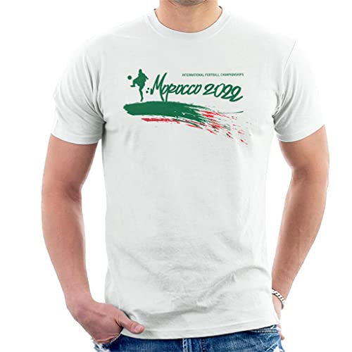 All+Every Morocco International Football 2022 Men's T-Shirt White