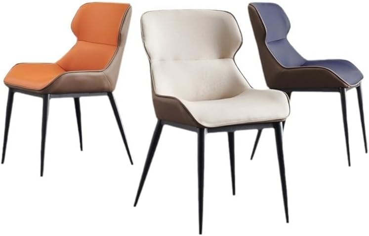Comfortable Desk Chair Modern Dining Chair Home Light Luxury Iron Back Chair Dining Table Chair Furniture Chair Home Office Desk Chairs