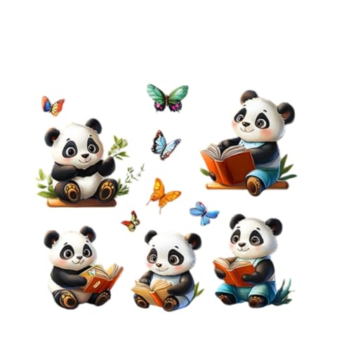 Vinilo decorativo Achang pandas tiernos para dormitorio infantil