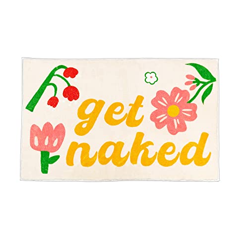 Get Naked Badematte Teppich Badezimmer Teppich Ästhetische Wohnung Dekor Lustige Niedliche...