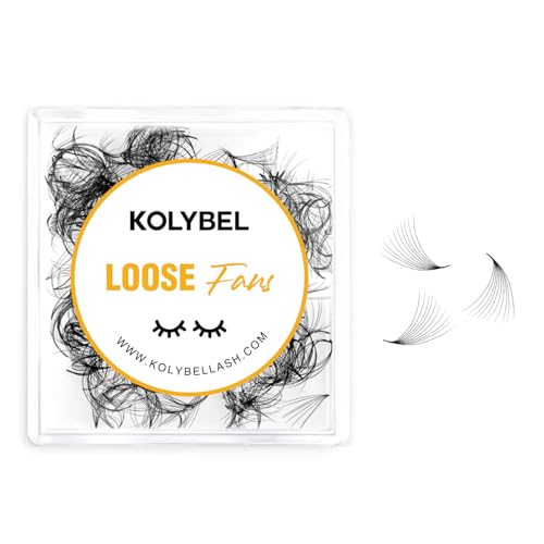 500 Premade Fans Lash Extension 10D 0.05 D Curl Promade Fans 12mm Premade Lash Fans for Eyelash Extension Middle Stem Handmade Loose Pre made Eyelash Fans Volume Soft Pointy Base (10D 0.05-D-12MM)