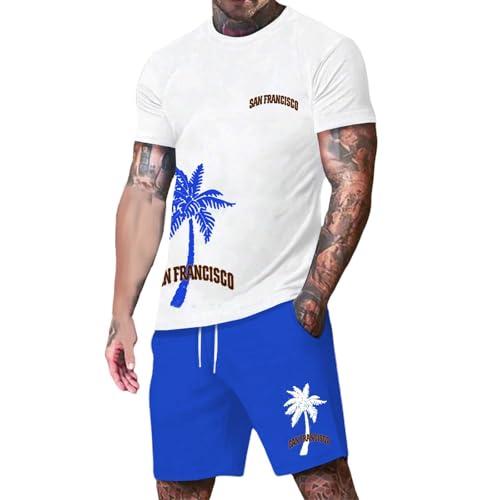 Ensemble de sport décontracté à impression numérique 3D York bleu XXL
