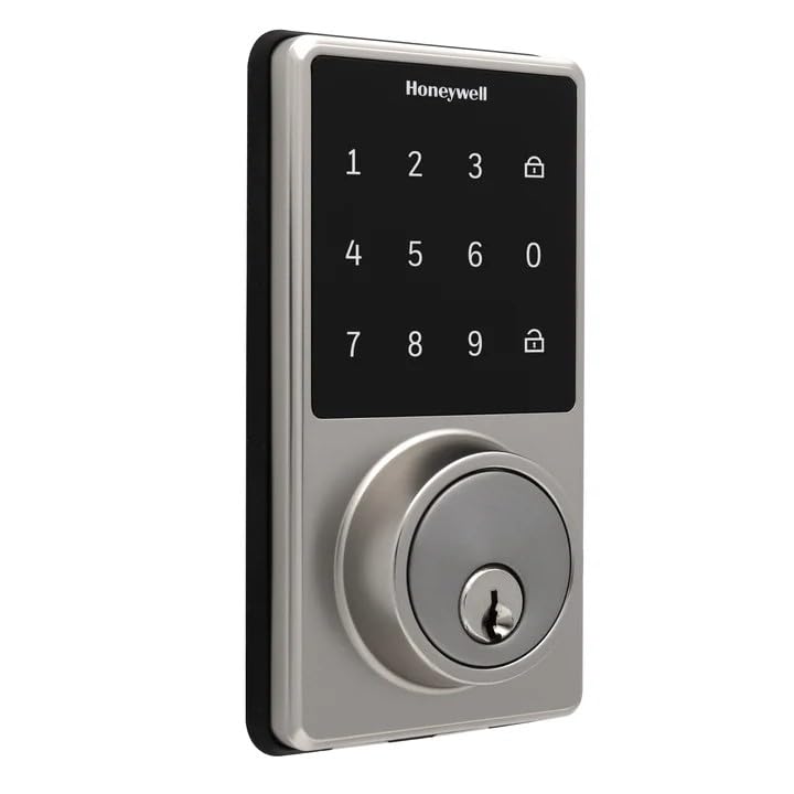 Pêne dormant électronique Honeywell écran tactile pour ne plus jamais perdre vos clés de maison