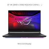 ASUS ROG Strix Scar 18 G835LWG 18" 4K 240Hz Mini LED ASUS ROG Strix Scar 18 G835LWG 18" 4K 240Hz Mini LED