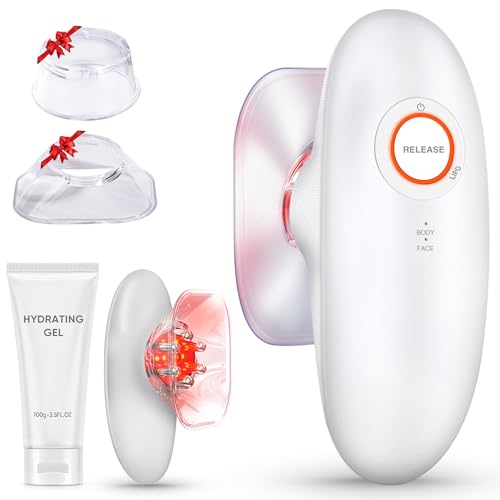 Ciyada 3-in-1 Electric Cellulite Massager, 3-in-1 Body Sculpting Machine -3 Modes Adjustable Body Sculpting Machine- Home Use Cupping Therapy Tool for Back, Belly, Waist, Arms, Legs-White