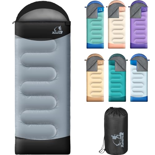 Sleeping Bags for Adults Kids - 3 Season Cold&Warm Weather Waterp...