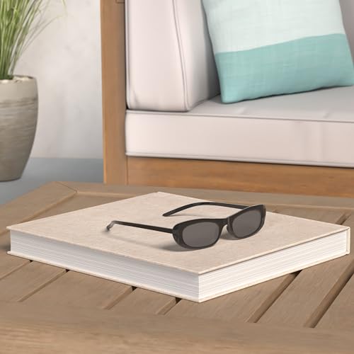 mosanana Elongated Narrow Cat Eye Sunglasses for Women MS523572