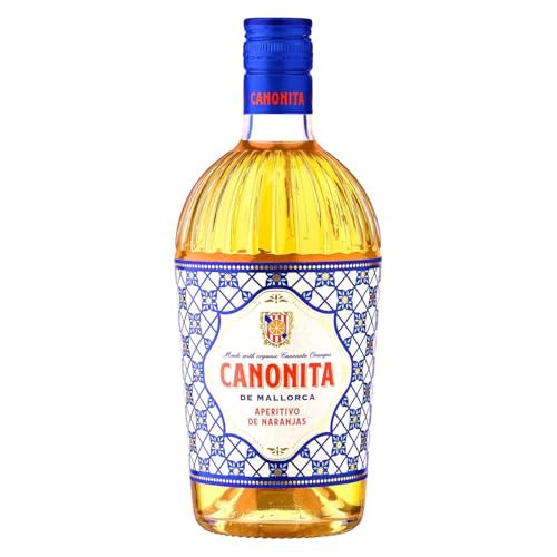 Canonita Aperitivo de Naranjas (1x 0,75l) – Einzigartiger Orangen-Likör aus Mallorca mit 18 % vol. Alkohol