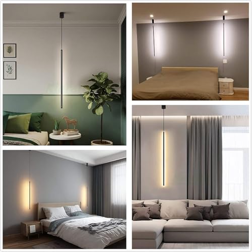 Suspension linéaire LED dimmable pour éliminer la fatigue visuelle au salon